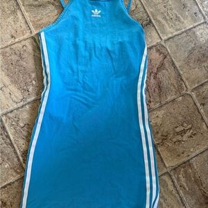 Adidas Turquoise dress with White Accents
